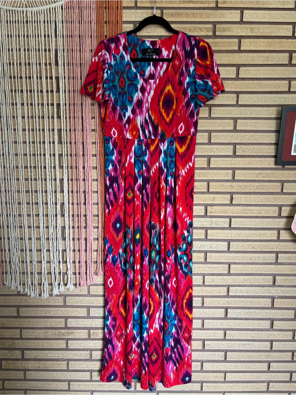 Summer Maxi Dress - Med - Size 8 - 10 - Stretchy Max Dress - Southwestern Style